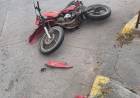 Siniestro Vial entre Motocicleta y Camioneta en barrio 9 de Septiembre 