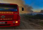 Incendio en basural causó accidente con 7 vehículos y 3 heridos graves en ruta 158 
