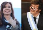 Críticas y chicanas entre Cristina Fernández y Javier Milei