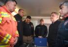 Llaryora destacó el trabajo de los bomberos y la policía, a la vez que pidió a la población respetar las indicaciones de las autoridades