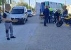 Accidente entre dos motocicletas en barrio Roque Sáenz Peña 