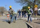 El municipio reparó más de 6.100 m2 de bacheo este año