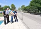 Municipio renovó el alambrado perimetral del Polideportivo 