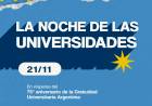 “La Noche de las Universidades” una propuesta cultural y educativa en UTN San Francisco