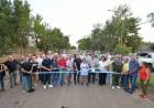Quedó inaugurada la red colectora de líquidos cloacales de barrio Las Rosas