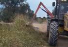 El municipio continúa con la limpieza y desobstrucción de canales de desagües pluviales