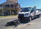 Motociclista herida en accidente de tránsito 