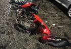 Motociclista fracturado tras accidente en el centro
