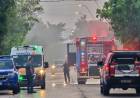 Una persona mayor de edad fue rescatada de un incendio en una vivienda de calle San Lorenzo 