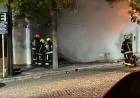 Incendio en perfumería céntrica con importantes daños materiales 
