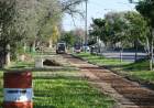 El municipio construye un nuevo sendero peatonal en el Paseo del Ferrocarril de barrio Hospital 