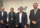 Llaryora se reunió con el presidente de Aerolíneas Argentinas