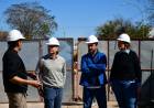 Bernarte supervisó el avance de la obra de bulevarización de 9 de Julio
