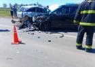 Choque múltiple en Ruta 1: cuatro vehículos involucrados y daños materiales