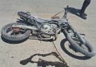 Tiroteo y una moto incendiada en el camino interprovincial