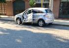 Accidente de tránsito con daños materiales en Bv. Buenos Aires y Belgrano