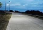 Habilitaron luminarias con tecnología LED solar en el acceso del camino interprovincial hacia la Autovía 19