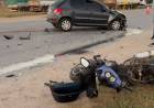 Motociclista herido tras un choque en la Ruta Nacional 19 en Arroyito