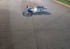 Una joven sufrió lesiones graves tras un accidente de moto en Porteña