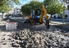 Sigue la importante intervención del adoquinado en la zona de la Terminal de Ómnibus