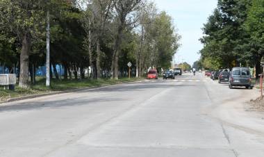 Bernarte habilitó pavimentación en Av. Libertador Sur