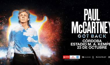Paul McCartney se presentará en Córdoba con su Got Back Tour
