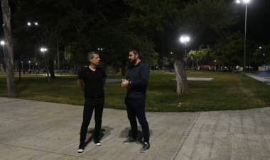 Continúa el recambio de luces LED en la ciudad