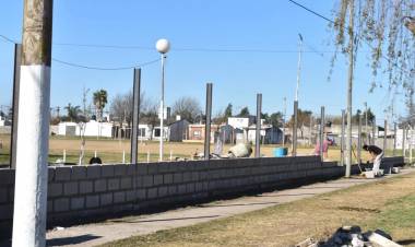 El Polideportivo Municipal de Frontera con grandes avances en su remodelación 