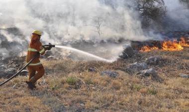El riesgo de incendio es EXTREMO en toda la provincia