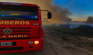 Incendio en basural causó accidente con 7 vehículos y 3 heridos graves en ruta 158 