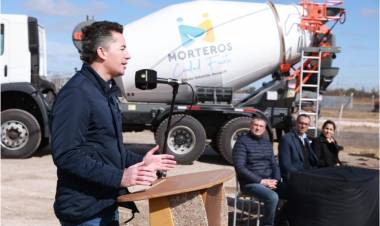 Morteros recibió $200 millones para pavimentar calles en zona urbana