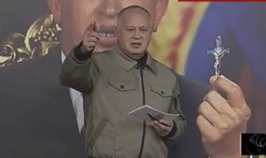 Tras el pedido de detención, ahora Diosdado Cabello amenaza: “A ver Milei si sos loco, vente para Venezuela”