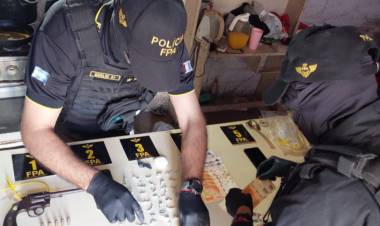 FPA desbarató banda narco en la ciudad, incautó 2600 dosis de estupefacientes y detuvo a 7 personas 