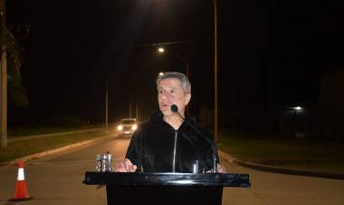 Av. de los Inmigrantes ya cuenta en su totalidad con modernas luces led
