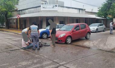 Octogenario herido en accidente de tránsito en barrio Sarmiento 