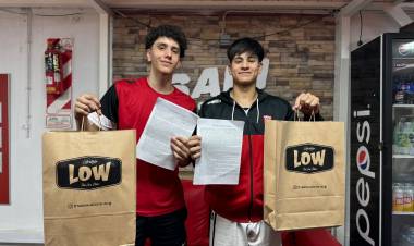 San Isidro: Lizarraga y Chémez firmaron su primer contrato profesional 