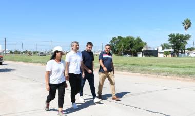 Bernarte habilitó la pavimentación de más calles en el noroeste de la ciudad