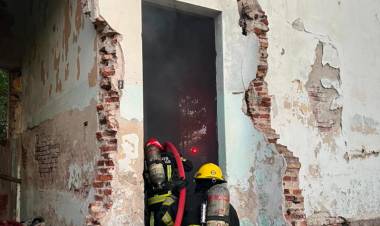 Domingo con varias intervenciones de bomberos voluntarios 