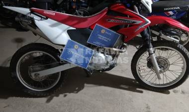 Frontera: recuperaron una moto con pedido de secuestro