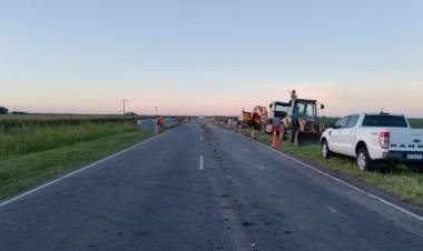Tras la rotura por tormenta, quedó nuevamente habilitada la ruta provincial 10