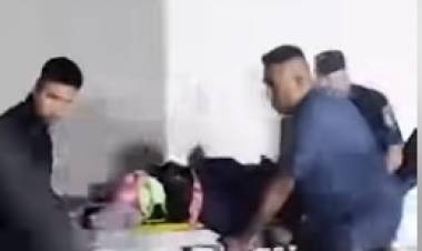 Un policía resultó herido tras incidentes al finalizar un partido de futbol en S.M. Laspiur 
