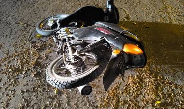 Accidente de tránsito dejó dos menores lesionados 