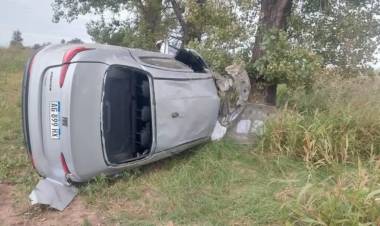 Accidente entre autos  en Brinkmann con lesionados graves 