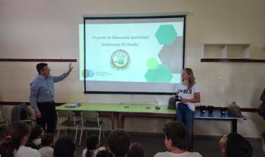 El Parque Industrial impulsa el proyecto de conciencia ambiental “Sembrando Mi Huella" en escuelas locales