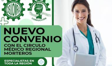 Nuevo convenio entre la UOM San Francisco y el Círculo Médico Regional Morteros