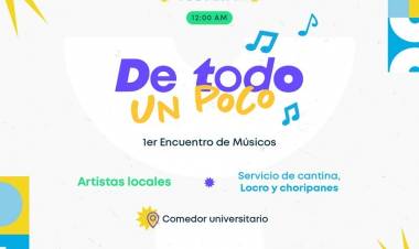 Se viene el primer encuentro de músicos 'De Todo un Poco' organizado por UTN