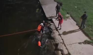 Robo, fuga y rescate en el Suquía: nadó 2 kilómetros para escapar de la Policía
