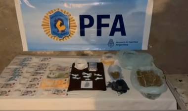 Desbaratan puntos de venta de droga en Frontera y detienen al principal responsable, “El Gaucho”
