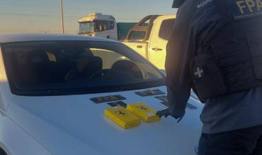FPA incautó más de dos kilos de cocaína en el peaje Devoto-San Francisco 