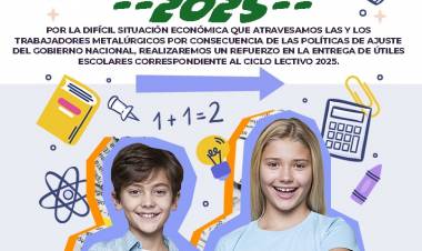 La UOM San Francisco lanza una campaña de refuerzo escolar para sus afiliados ante la crisis económica
